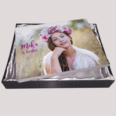 אלבום בת מצווה מלבן 30-80 - PHOTO-GLASS