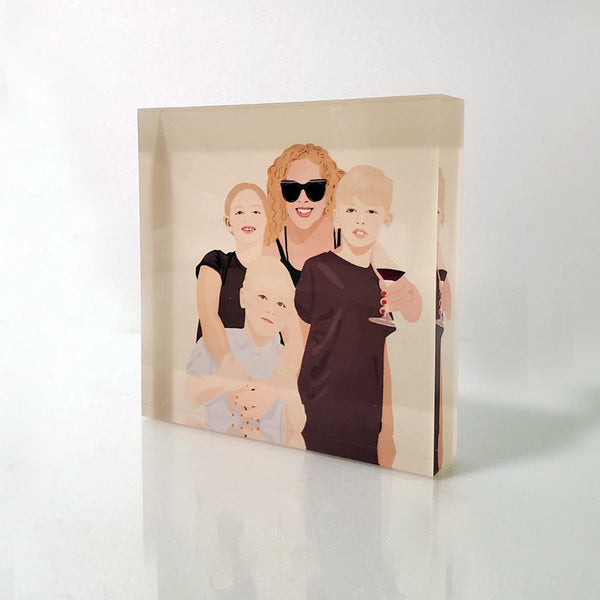 בלוק אייס סטורי - ריבועי - PHOTO-GLASS