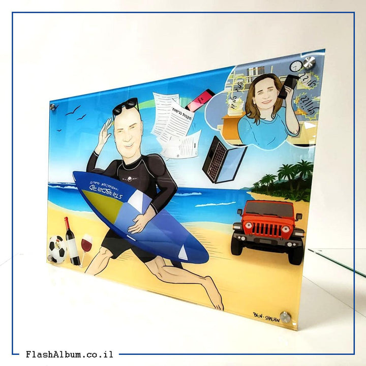 תמונת זכוכית בעיצוב אישי - PHOTO-GLASS