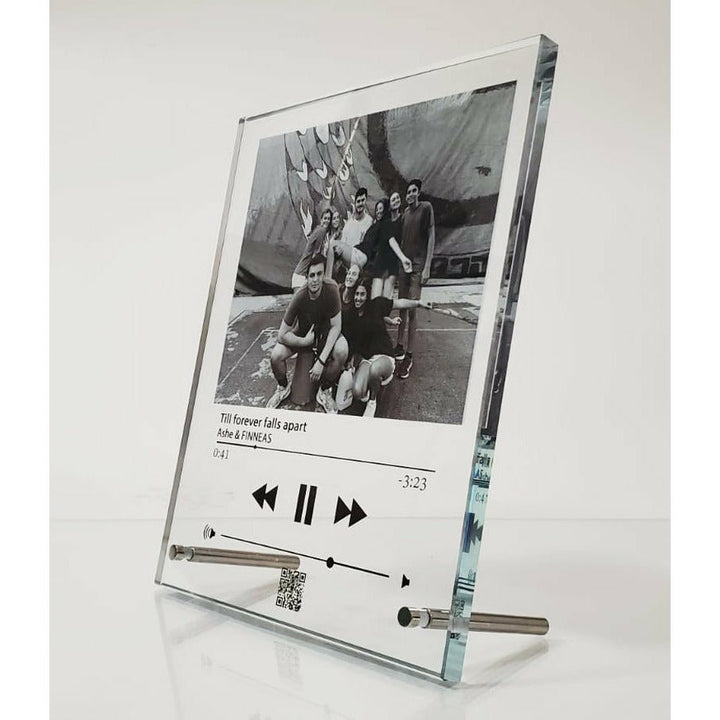 תמונת זכוכית - מיוזיק גלאס - אפל מיוזיק 15X21 - PHOTO-GLASS