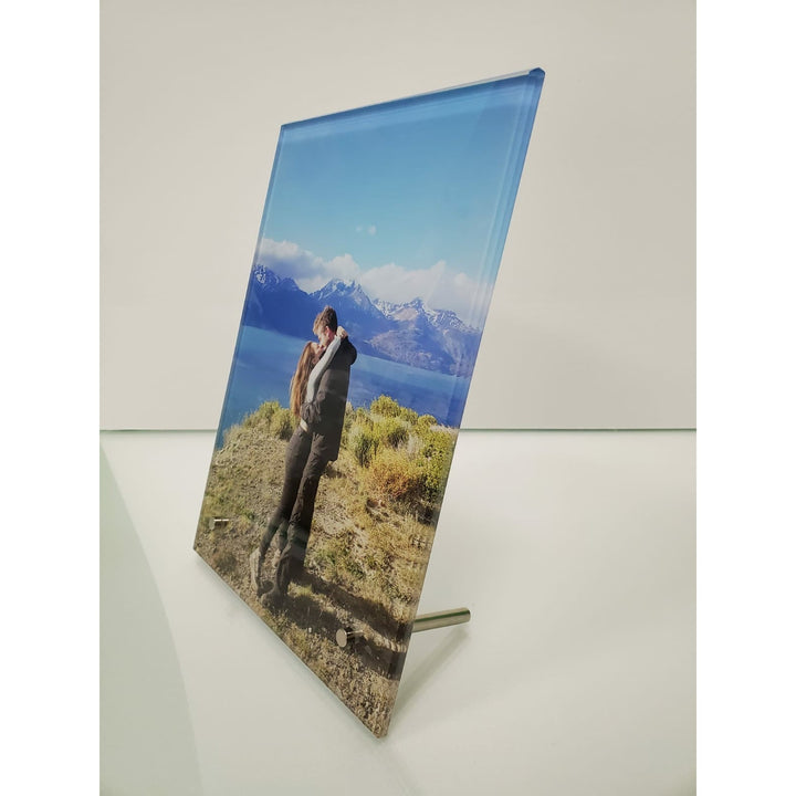 תמונת זכוכית- עומד על דלפק - PHOTO-GLASS